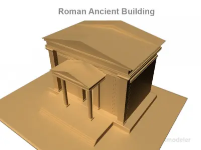 Roman Ancient Building 3D model