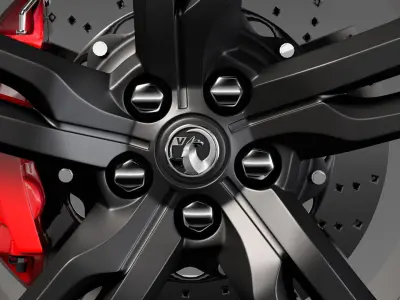 Vauxhall VXR8 wheel 2017 3D model