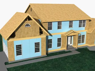House Framing a0503a3 3D model