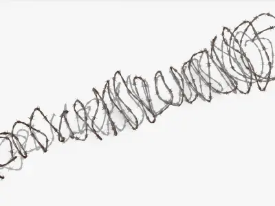 Razor Barbed Wire 3D model