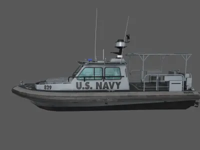  Sea Ark US Navy Low-poly 3D model