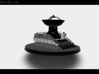 Military vehicle 3D print model