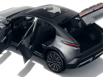 Toyota C-HR plus 2026 with interior 3D model