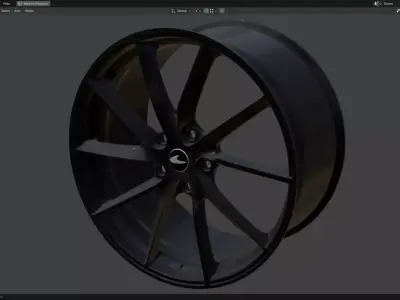 Rims 20 inch McLaren 720s 3D model