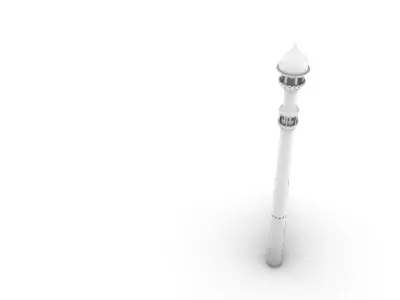 Minaret street lamp 3D model