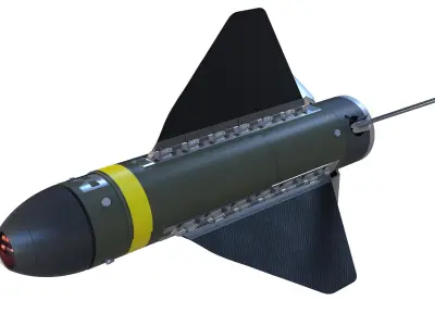 Hatchet Miniature Strike Munition 3D model