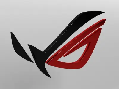ROG Logo version1 010 Free low-poly 3D model