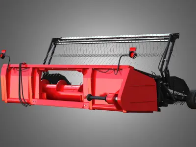 Forage Harvester Head 3D model