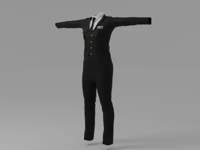 General Uniform Low-poly 3D model