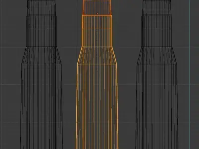 50 cal Bullets and Cartridge Free low-poly 3D model