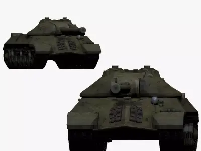 001147 soviet tank is3 3D model
