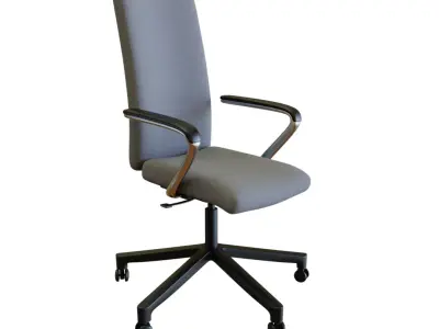 Stylish Regular Office Chair  Free 3D model