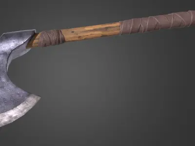 Francisca Axe Free low-poly 3D model
