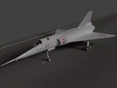 Dassault Mirage IV 3D model