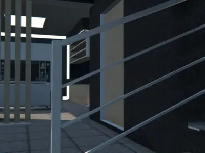 Contemporan house model 3D model