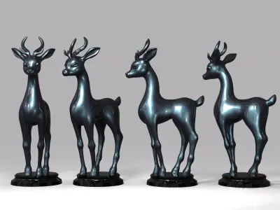Deer Art Free 3D print model