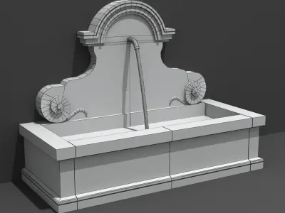 Fountain 03 3D model