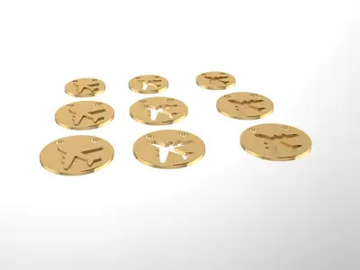 AIROPLANE PENDENT 3D print model