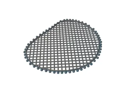 Fishing Net v1 002 Low-poly 3D model