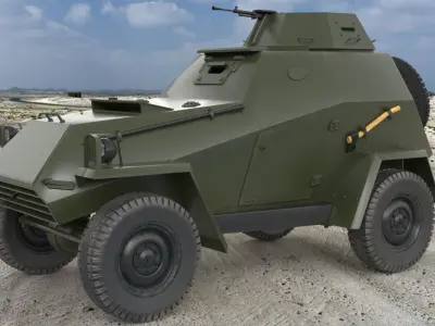 BA 64  Arnold 3D model