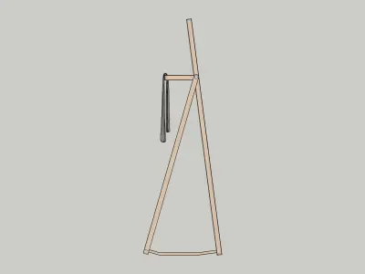 Stand Mirror IKEA IKORNNES Free 3D model