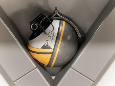 Sci-fi Grenade Flyx PBR Low-poly 3D model