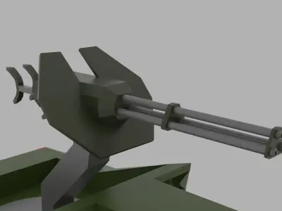 Warthog military vehicle Free 3D model