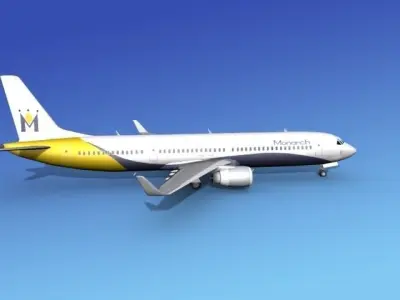Boeing 737-900ER Monarch 3D model