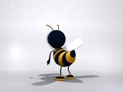 Bee Character 3D model