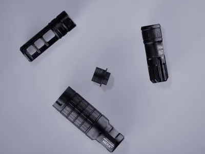 Muzzle Vol 01 Low-poly 3D model