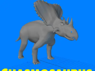 Chasmosaurus triceratops 3D model