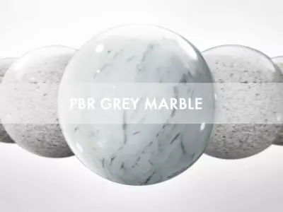 PBR Grey Marble Part 2 Texture