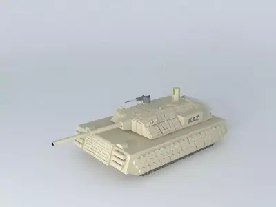 hill army tank Free 3D model