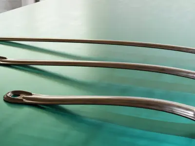 Commercial Cooking Spoons - Flat Laying Low-poly 3D model