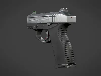 Loris Tactical Pistol WK Low-poly 3D model