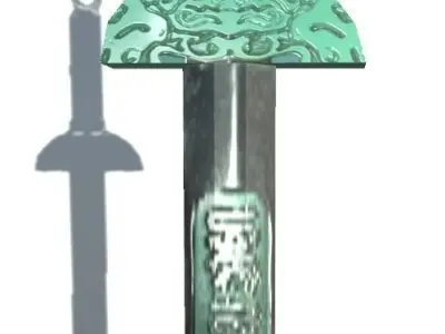 Green Destiny Free low-poly 3D model