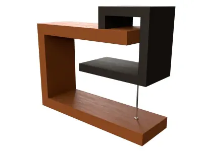 Living Room Furniture Free low-poly 3D model
