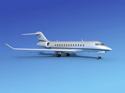 Global Express XRS V03 3D model