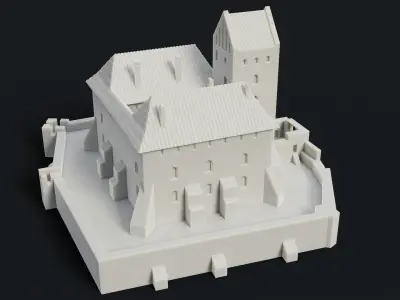 Medieval Castle of Trakai 3D print model