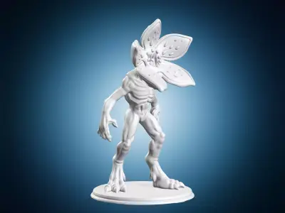 Demogorgon Monster Miniature Statue 3D print model