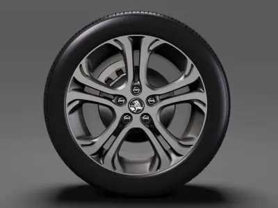 Holden Bolt EV wheel 2017 3D model