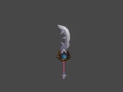 Zeloeman Sword A 46 Low-poly 3D model