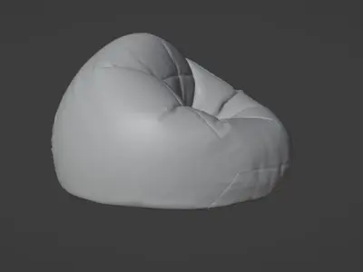 Bean bag Free 3D model purchase