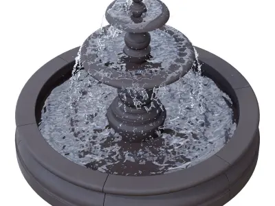 Campania - Caterina Fountain in Basin 3D model