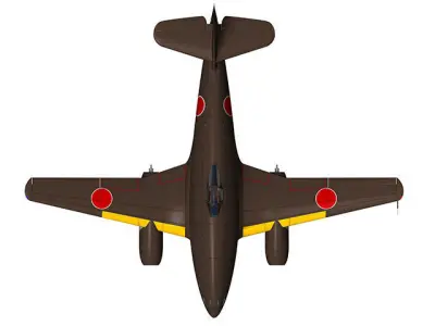 Ki-201 Karyu 3D model