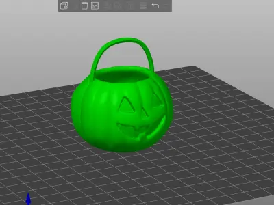 Halloween Pumpkin Decor Free 3D print model