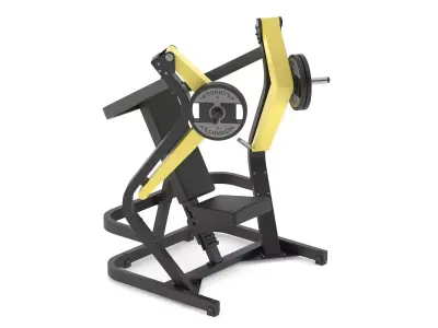 Technogym Plate Loaded Pure Wide Chest Press 3D model