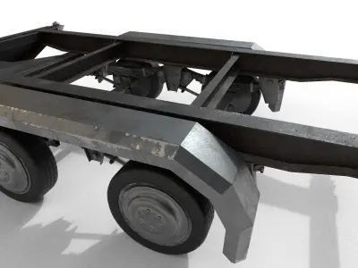 Car Trailer 3D model