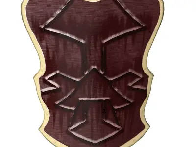 Warrior s Shield Free low-poly 3D model