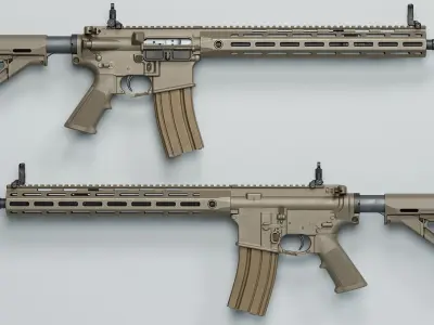 SR-15 - Replica Low-poly 3D model